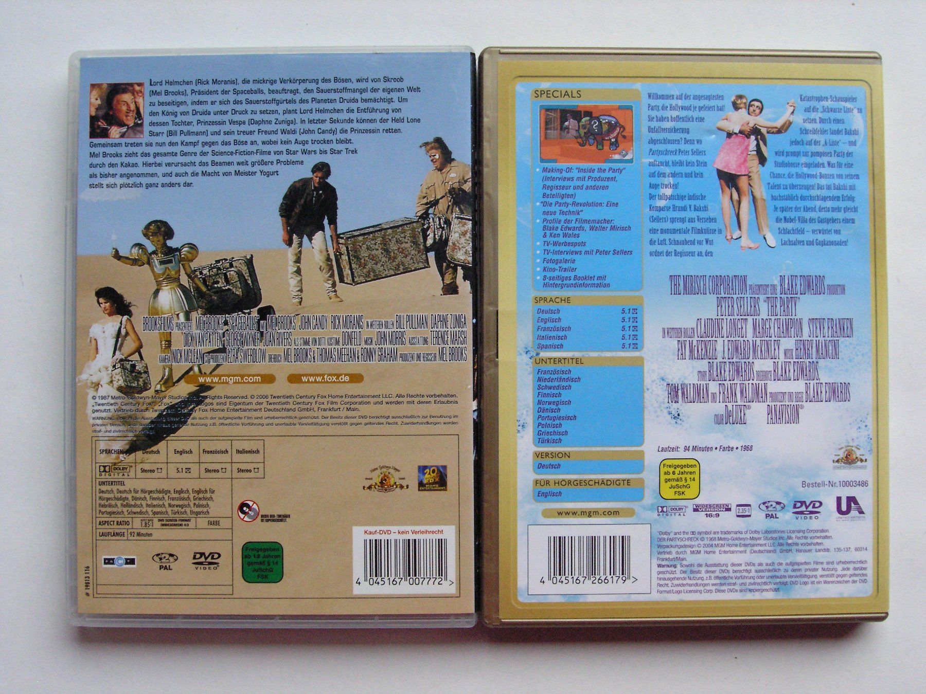 Tutti i DVDs: 2 DVD-Set Spaceballs & der Partyschreck – Usato da Zuzwil SG venduto da vette13 1