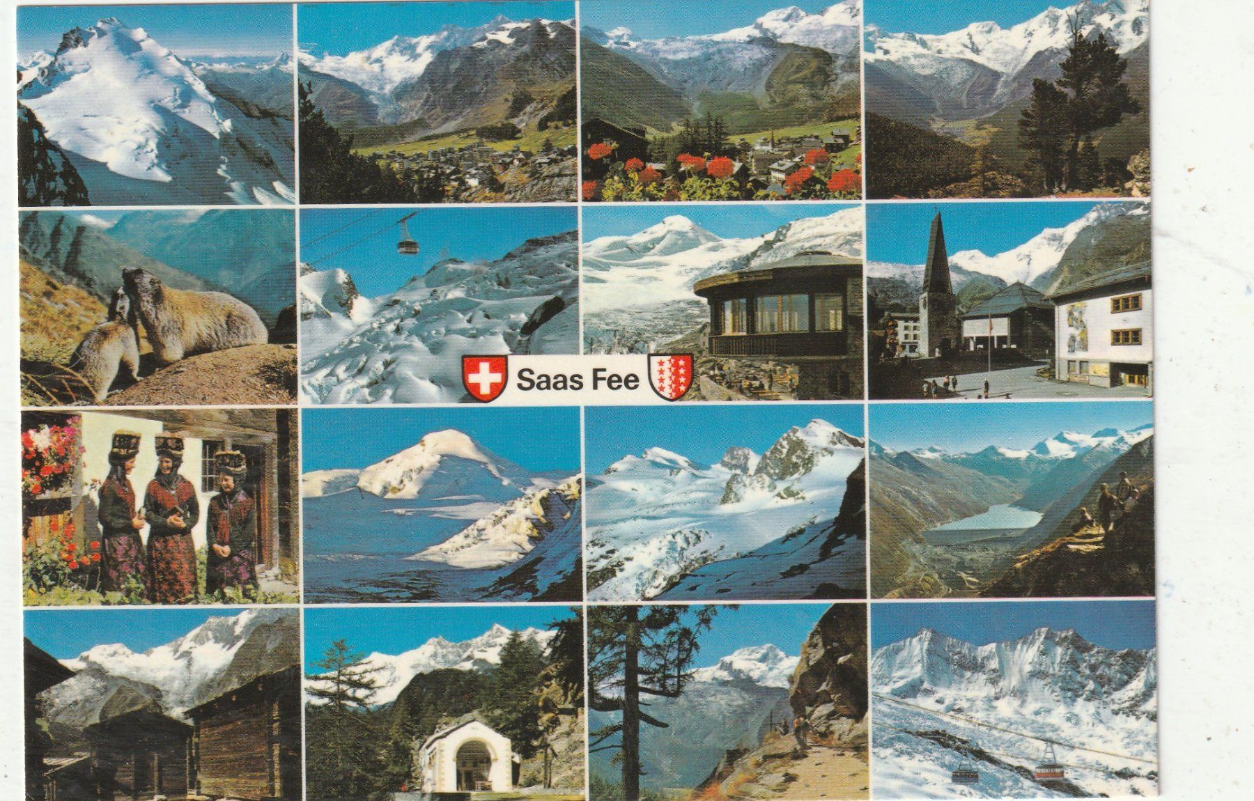 Cartoline postali: Saas Fee MBK – Usato da Lumbrein venduto da made02