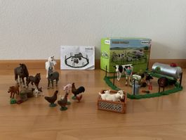 Grosses Schleich Bauernhof-Set