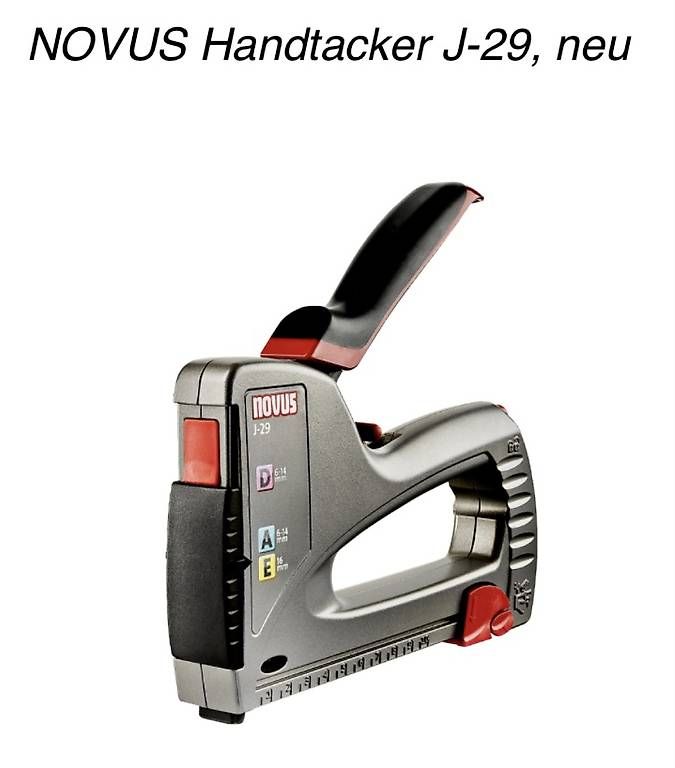 Tutti gli attrezzi: Novus Handtacker J-29 - NEU – Usato da Wohlen AG venduto da sap_d5df