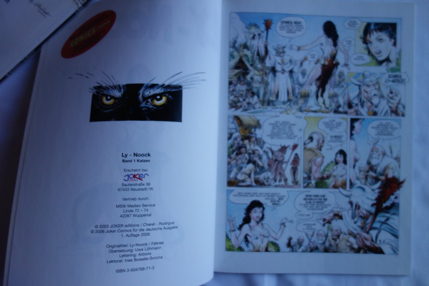 Fumetti: Ly-Noock Katzen - GRATIS VERSAND ! – Usato da Luzern venduto da ron_35 1