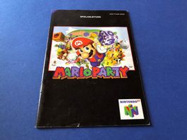ANLEITUNG MARIO PARTY FÜR NINTENDO 64