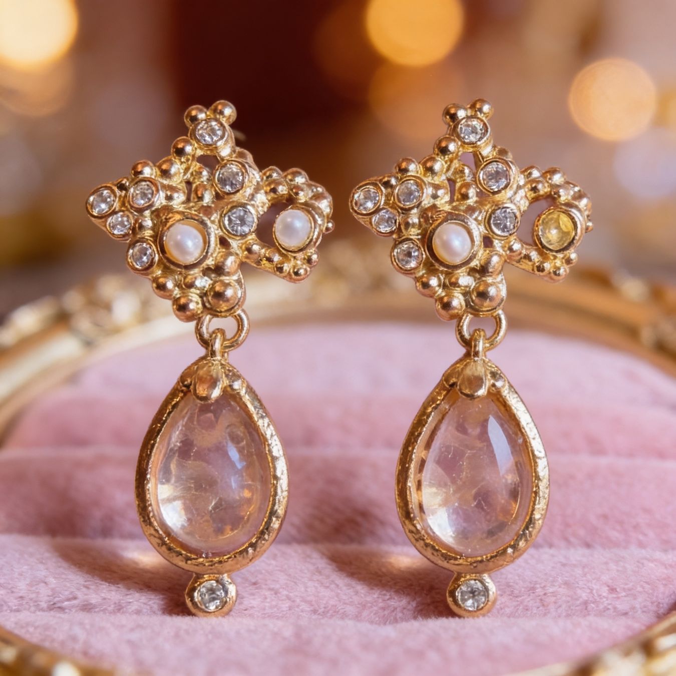 Ohrringe & -stecker: Boucles d’oreilles Gouttes de Rosée – Neu und originalverpackt aus St-Maurice von Sandrinette123