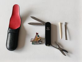 Couteau Suisse Victorinox +Pin Bankverein Ski Open SBS RARE