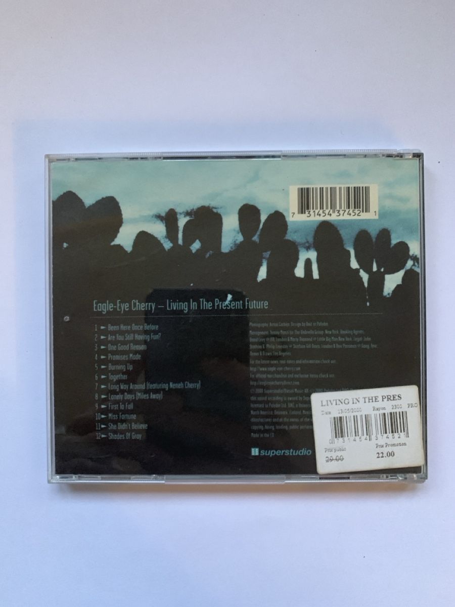 CD: CD Eagle-Eye Cherry Living In The Present Future album – Usato da Salavaux venduto da Lune_Diurne 1