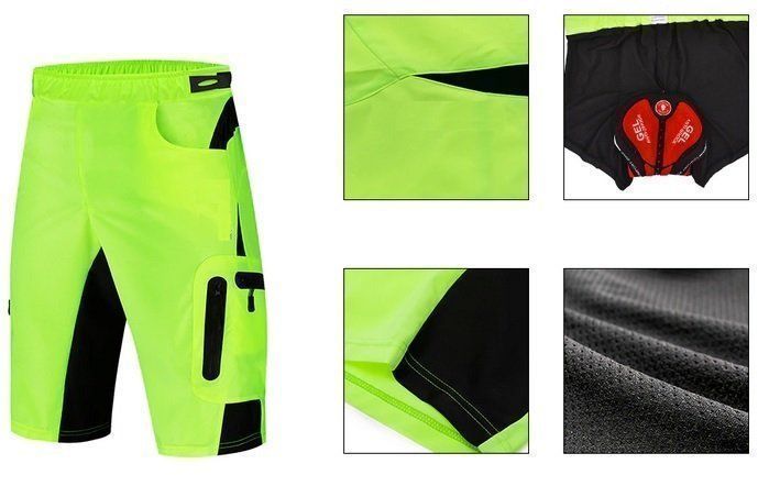Canottiere & Pantaloni: Bikeshorts mit integrierter Gel-Einlage (XL) – Nuovo (secondo la descrizione) da Oberglatt ZH venduto da Pacos2000 1