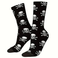 ☠️ Harajuku Totenkopf-Socken – Unisex Graffiti-Socken 🧦 ☠️