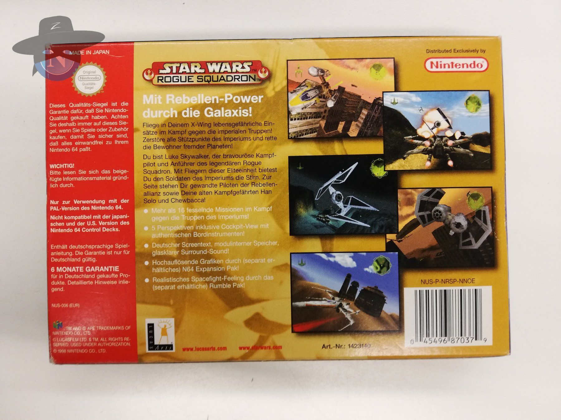 Nintendo Giochi: Star Wars - Rogue Squadron / Nintendo 64 - N64 – Usato da St. Gallen venduto da zorro_dc 1