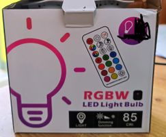 RGBW LED Light Bulb dimmbar