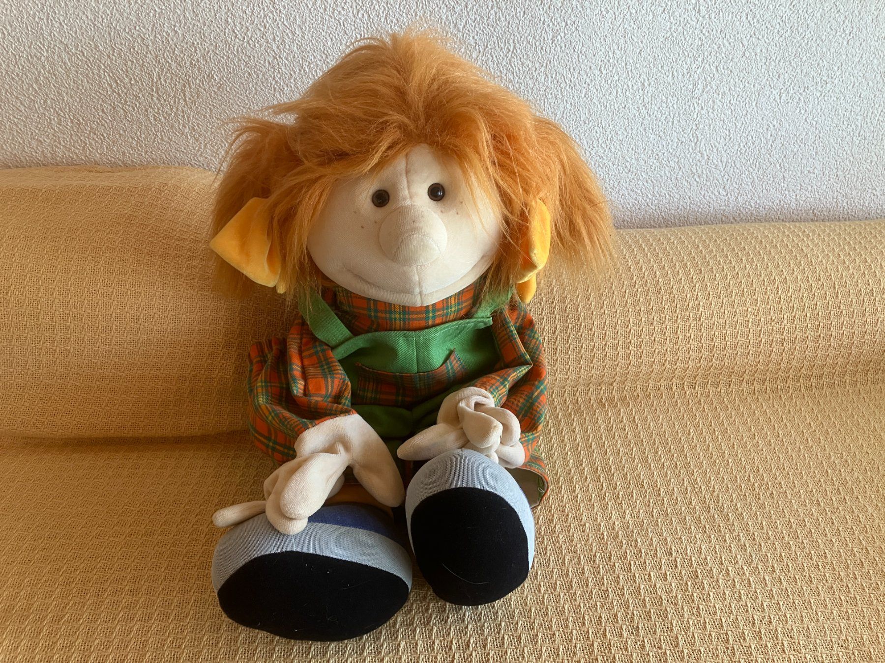 Bambole: Handpuppe Mädchen, Marke Kumquats – Usato da Unterseen venduto da geka2