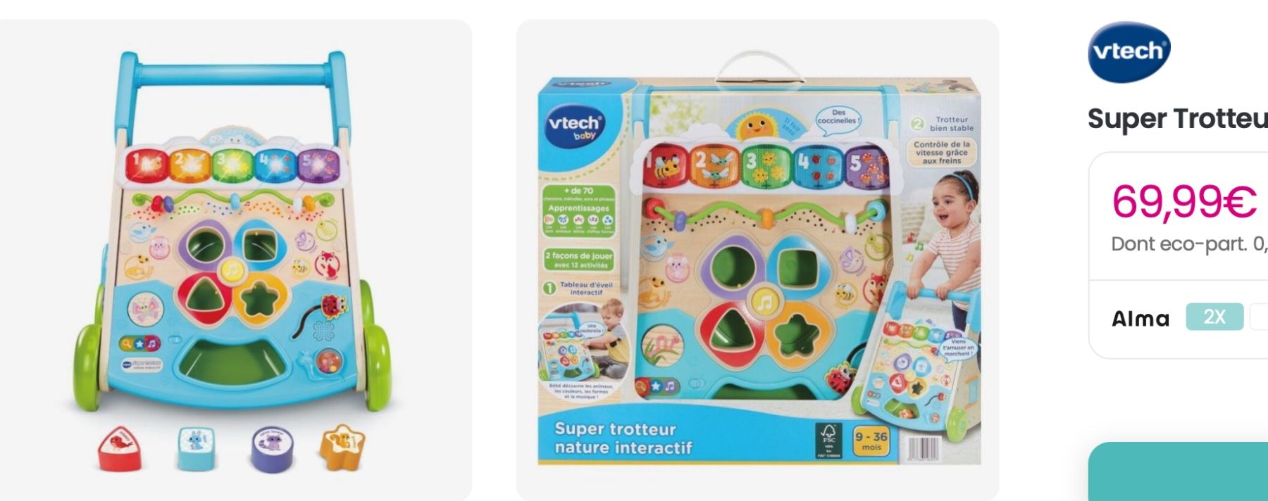 Vtech Spielzeuge: super trotteur interactif vtech – Gebraucht aus La Rippe von pvi_6dnf 3