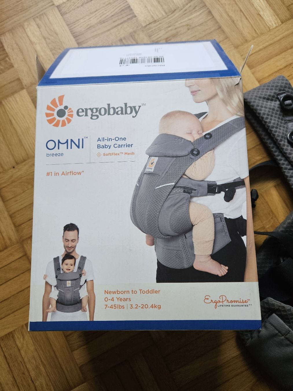 Ergo Baby Marsupi portabebè: Ergobaby Omni Breeze – Usato da Au, ZH venduto da katis8 3