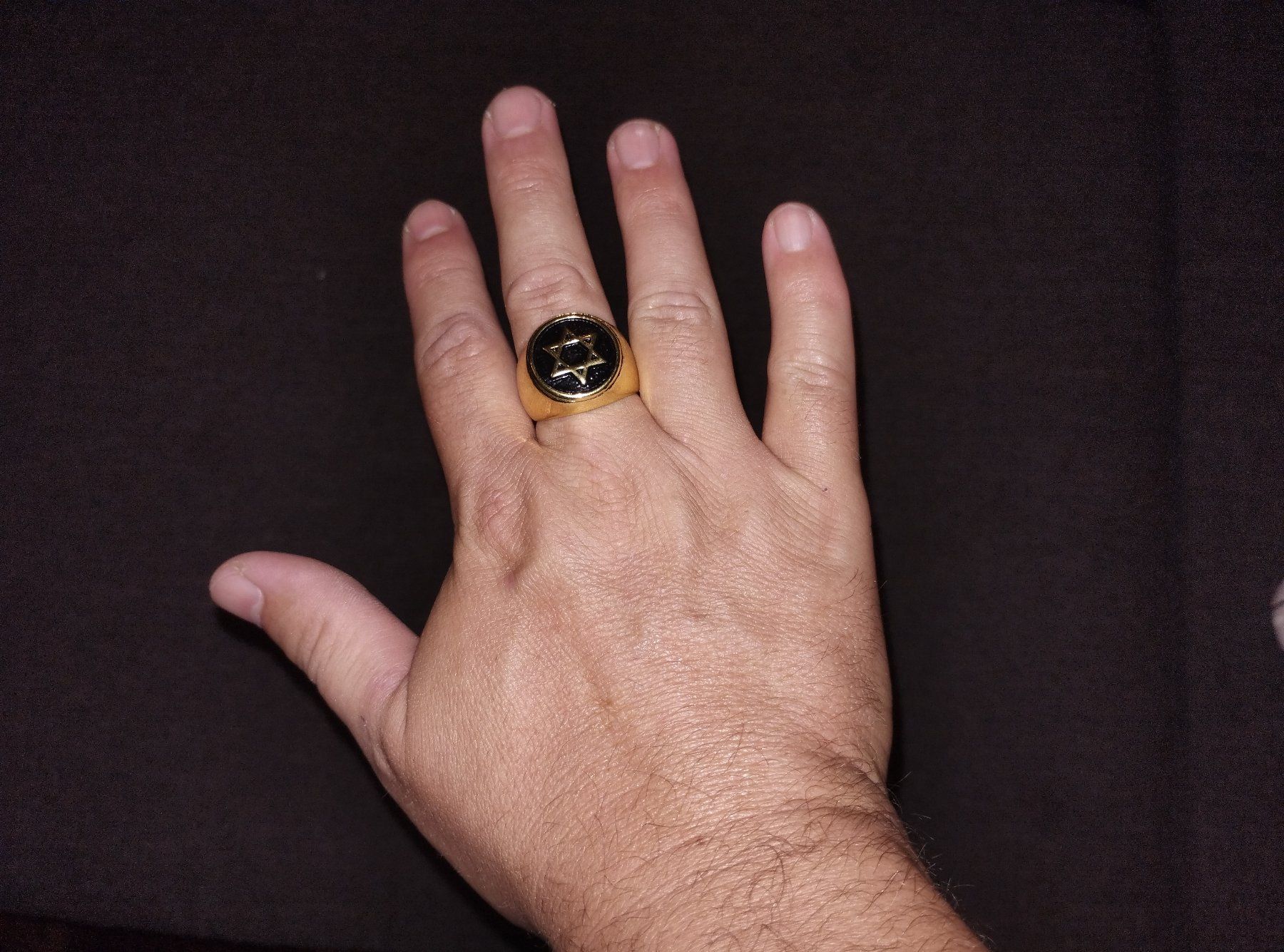 Anelli: Ring Davidstern GR 12 67mm - Bague étoile de David – Nuovo e nell'imballaggio originale da Bussigny venduto da NATURALO 1