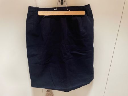 Jupe crayon bleu marine Céline, taille 40, élégante!