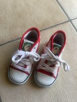 Kids Sneakers White Red Size 25, Pom Pom, Good Condition