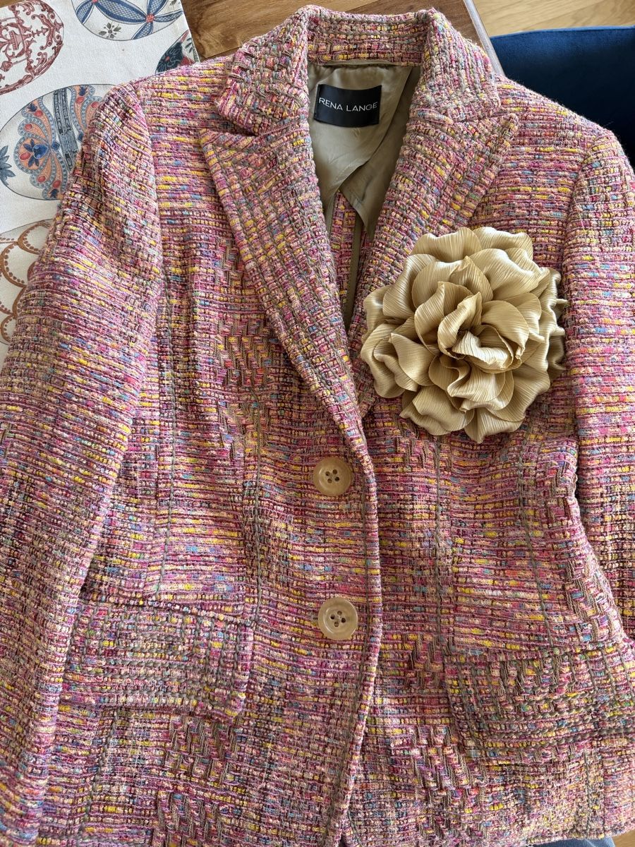 Giacche: Rena Lange Bouclé Blazer Gr.38/S rosé – Usato da Meggen venduto da Contenance7 1