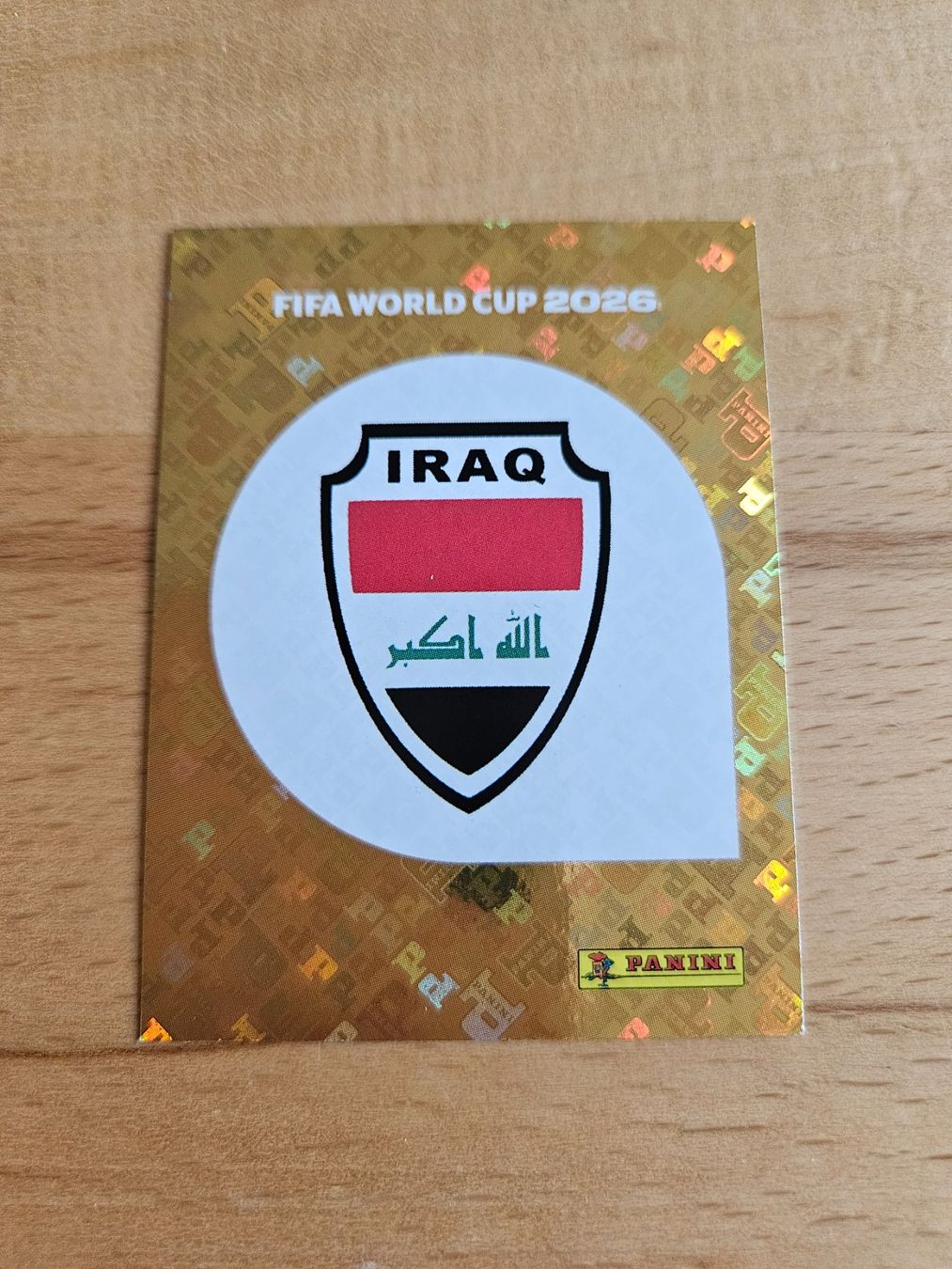 Panini Carte collezionabili: Panini WM 2026 IRQ 1 – Nuovo (secondo la descrizione) da Winterthur venduto da melac