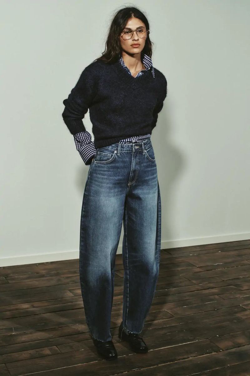 Zara Jeans: Zara barrel denim Gr. 34 – Usato da Basel venduto da jfa_5rzf