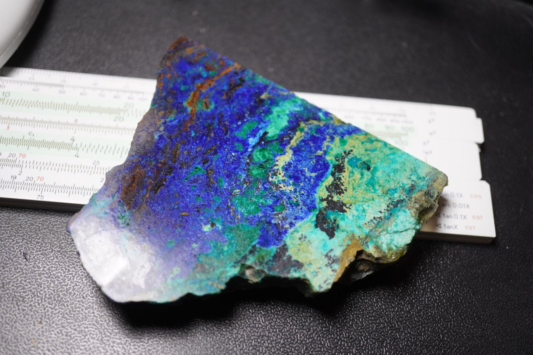 Minerali & Pietre curative: Azurit Mit Malachit Platte USA    alter Bestand – Nuovo e nell'imballaggio originale da Eschenbach SG venduto da topstone 6