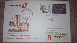Swissair Zürich - Larnaca 27.03.1984