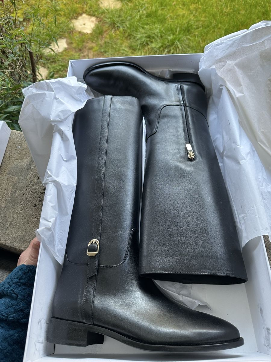 Globus Damenschuhe: Bottes cuir noires taille 40 Globus – Neu und originalverpackt aus Genève von MyPrivateDressing 2