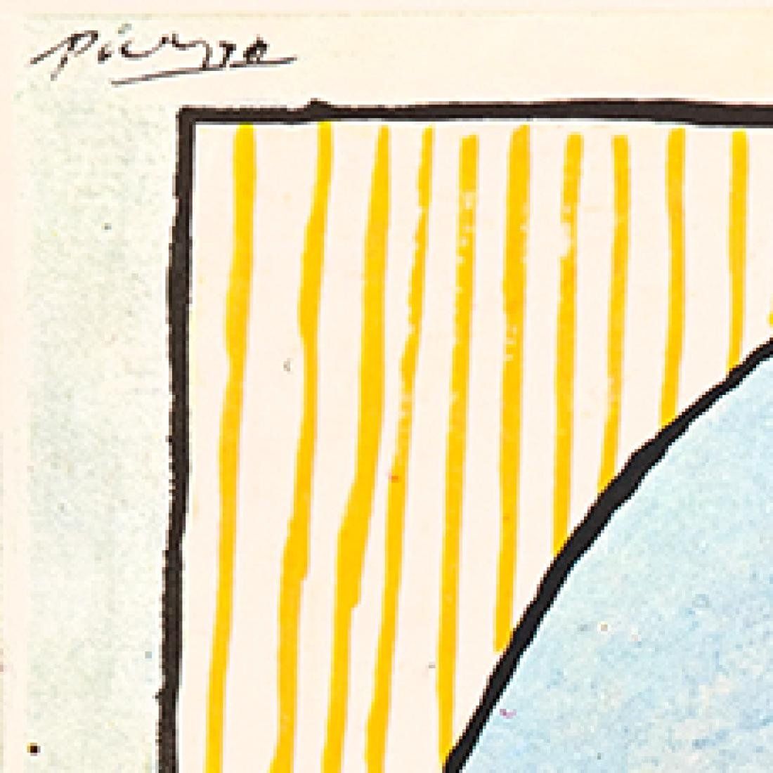 Grafica & Litografie: Pablo Picasso - der Badende 1961 - gerahmt – Usato da Lugano venduto da Historianlugano 3
