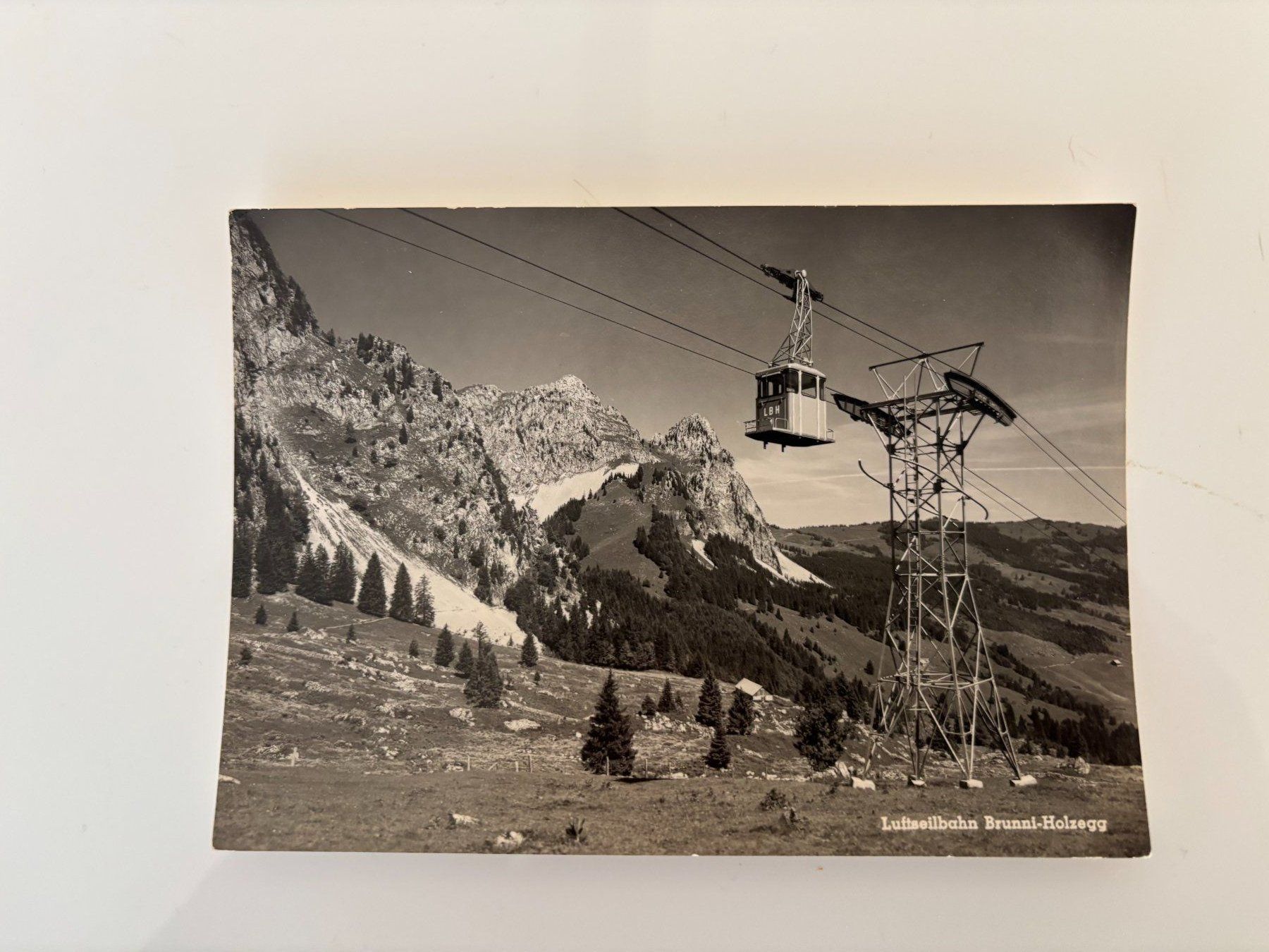 Cartes postales: Luftseilbahn Brunni-Holzegg – D'occasion à Einsiedeln par maerkli58