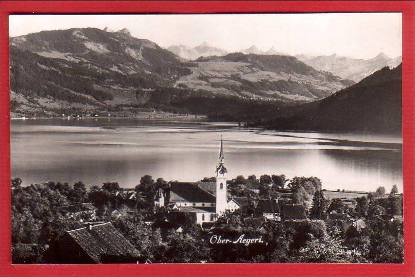 Cartoline postali: OBER-AEGERI, OBERÄGERI – Usato da Grüningen venduto da Kartenlaube