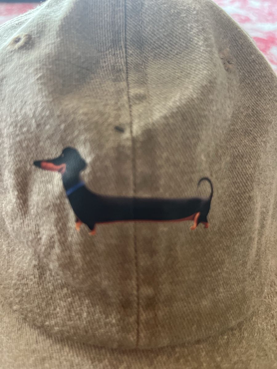 Hüte, Mützen & Caps: Baseball cap mit Dackel – Neu und originalverpackt aus Saanen von SoniaMichaela