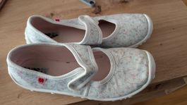 Mädchen Ballerinas mit Blumenmuster