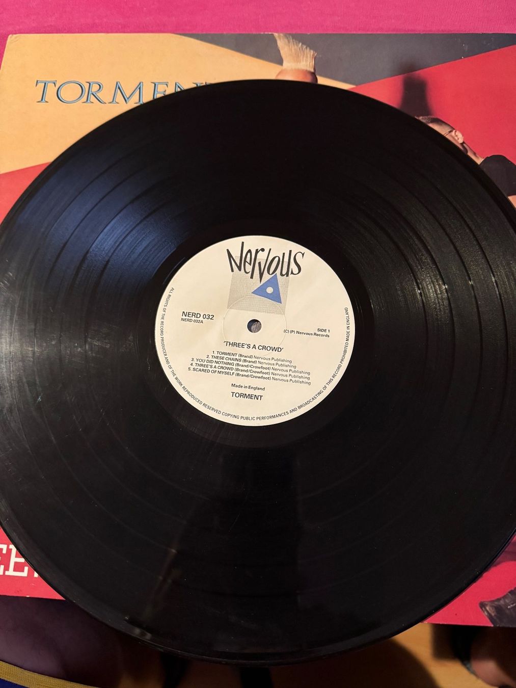 Vinyles: TORMENT -Threes A Crowd LP 1987 – D'occasion à Delémont par pinguino6 4