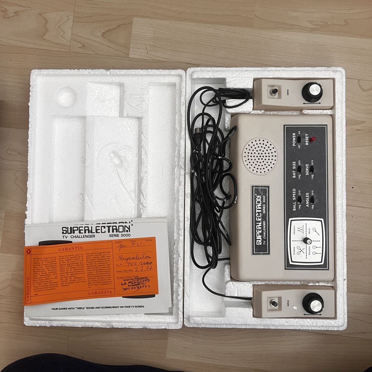 Giochi: Superlectron TVC-3000 Pong Marketed Console – Nuovo (secondo la descrizione) da Glattpark(Opfikon) venduto da Golghot92 3