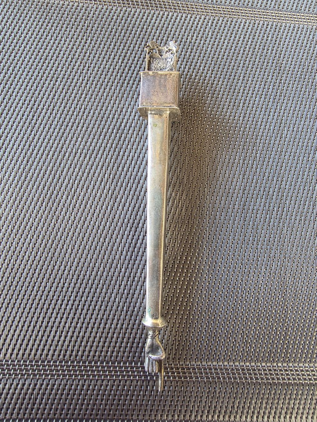 Pendentifs: Silberner Torarollen Zeiger mit Davidstern 1873 – D'occasion à Wil SG par Frank.Kunst-Uhren 3