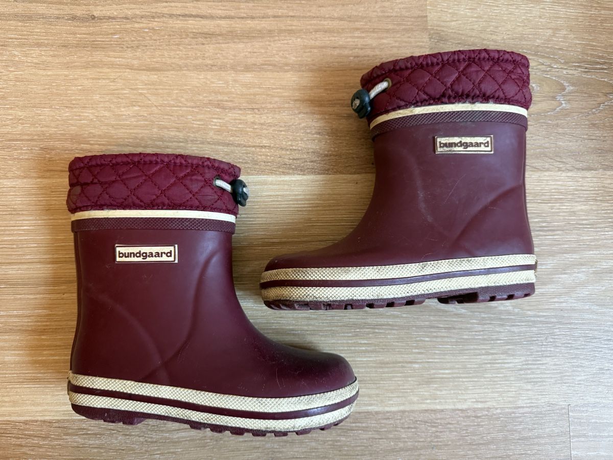 Scarpe per ragazzi: Bottes de pluie fourrées bordeaux Bundgaard, p.29 – Usato da Tavannes venduto da Thriftshop 1