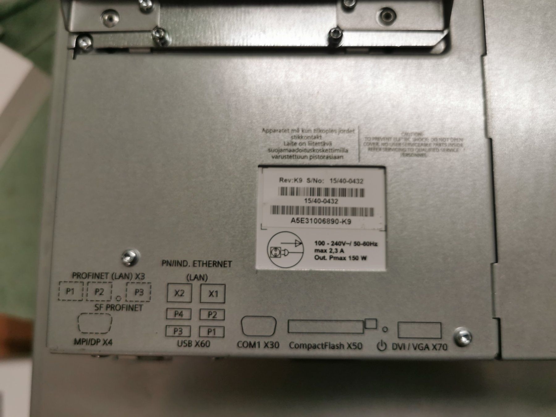 Siemens Elektronikbauteile: Siemens Simatic Panel PC Touchscreen - Top Zustand! – Gebraucht aus Niederlenz von Chevy_V8 5