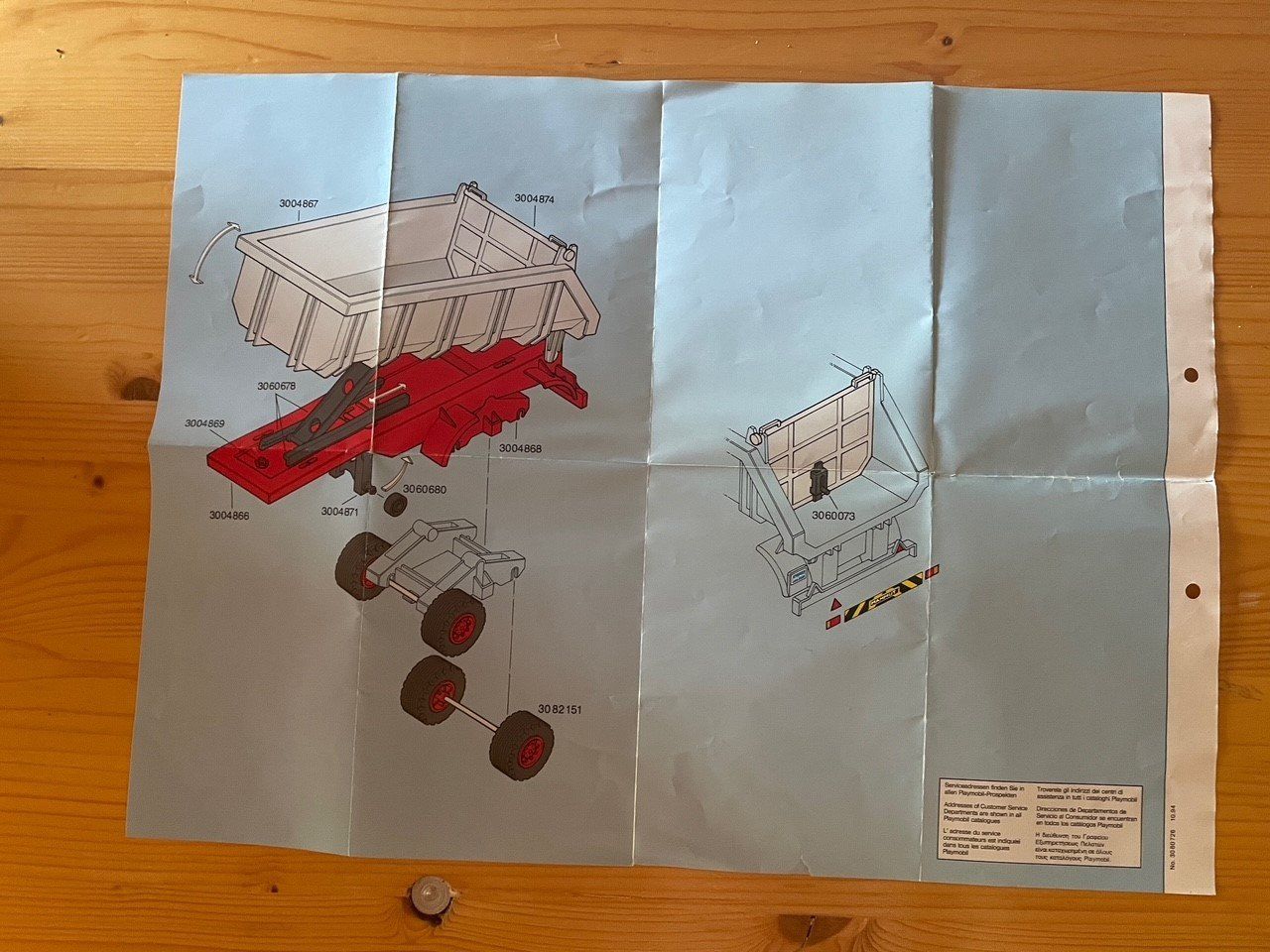 Playmobil Documenti: Anleitung Playmobil 3141 Sattelschlepper – Usato da Zunzgen venduto da Blueberry87 1