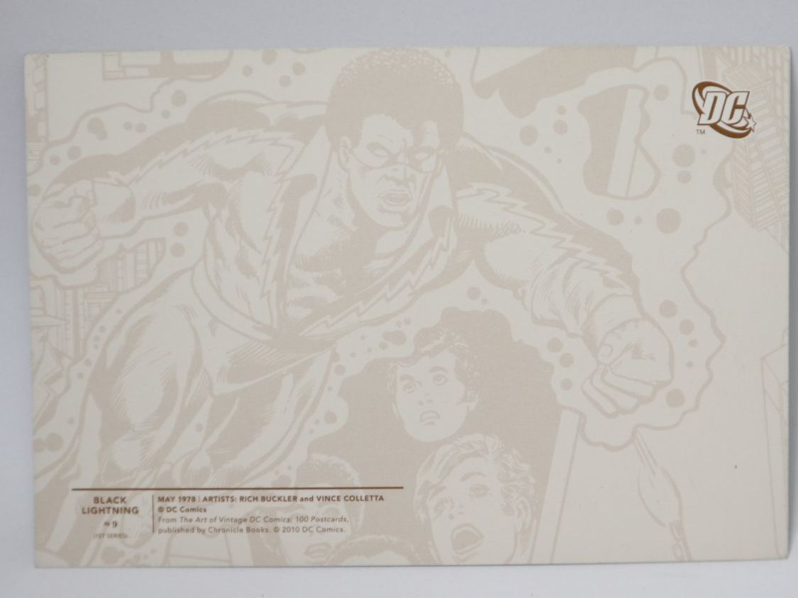 Ansichtskarten: AK DC Comics, Black Lightning, Postkarte 2010 – Neu (gemäss Beschreibung) aus Eschenbach SG von Astalavista 1