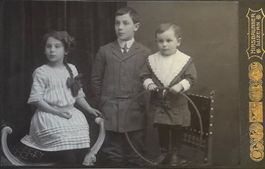 Kabinettfoto Caspar Hirsbrunner, Luzern, Kinder, Hola Hoop