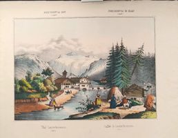 Lauterbrunnen Guckkastenbild um 1830