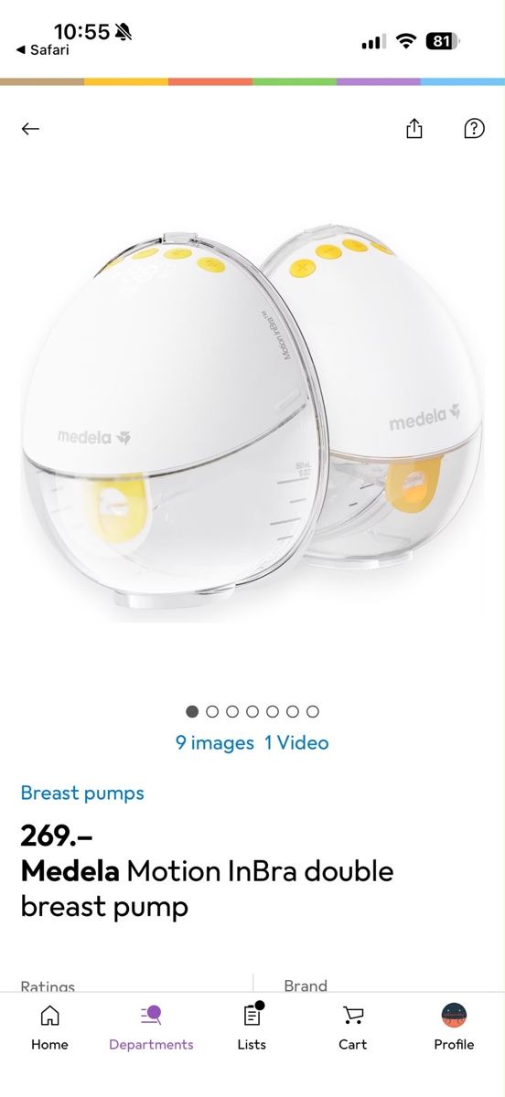 Medela Stillzubehör: Medela Motion InBra breast pump – Gebraucht aus Zürich von and_sn2w 2