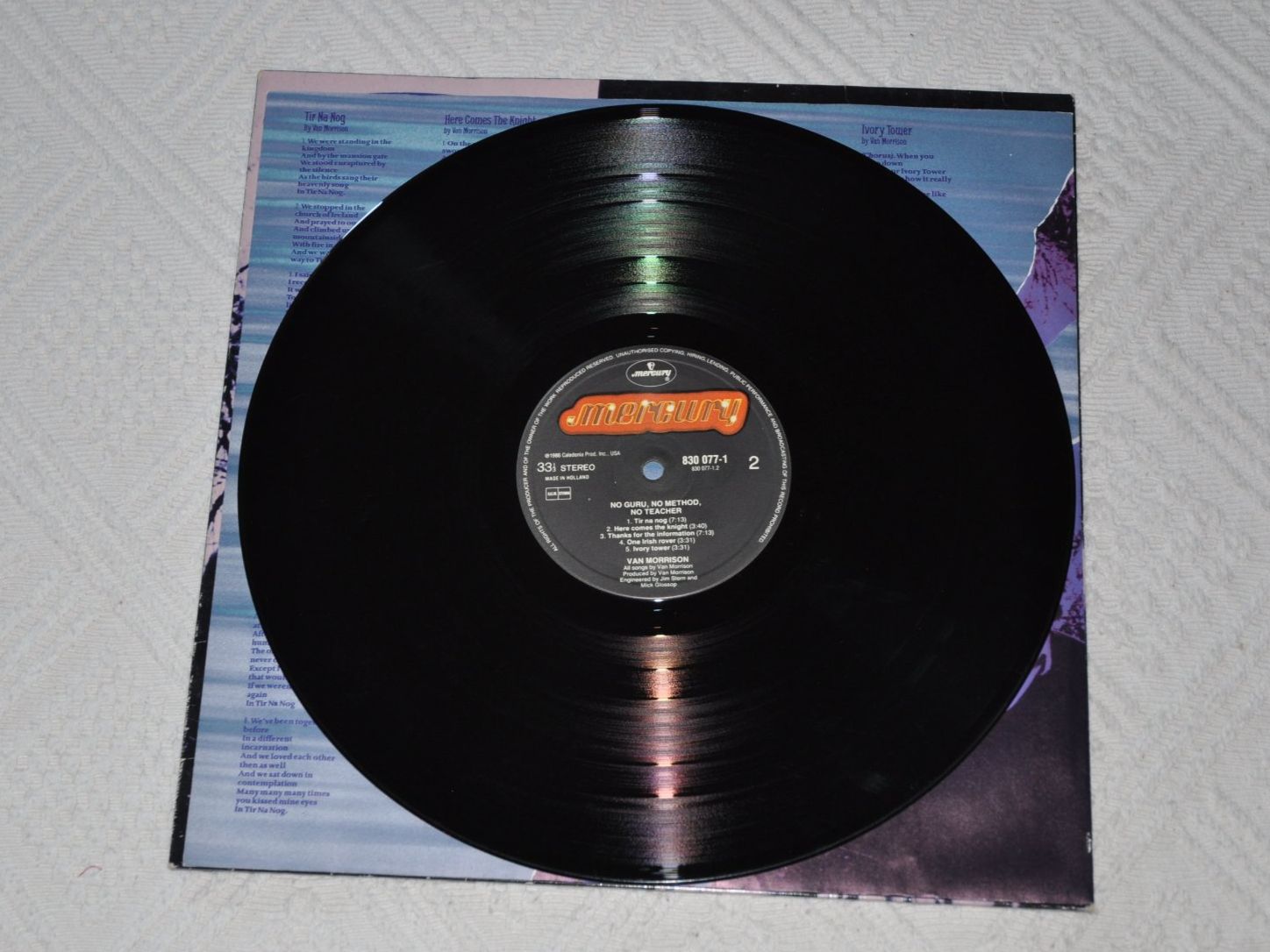 Vinyles: LP Van Morrison - No Guru. No Method. No Teacher – D'occasion à Boll par Theodora15 5
