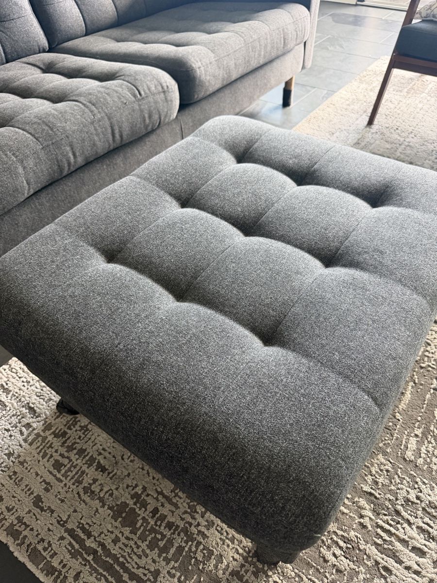 Sofas: Sofa und Hocker (Ikea Landskrona) – D'occasion à Thalwil par munram 2