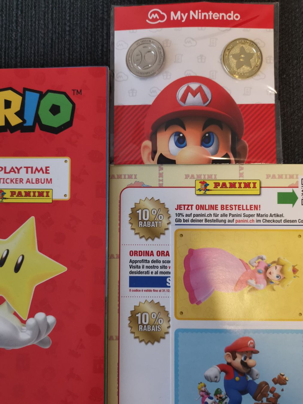 Panini Sammelbilder & Trading cards: Super Mario Sticker Album + Extras – Neu und originalverpackt aus Stans von  1