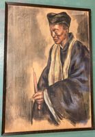 Original Pastell  signiert August Ignatz Grosz     (ID 5298)