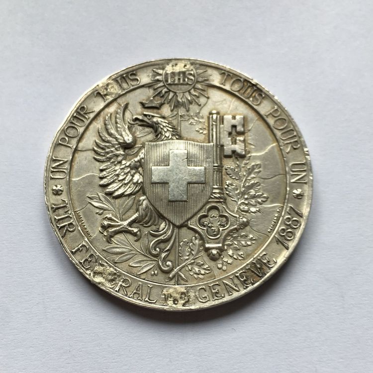 Médaille De Tir à L'arc – Paris Île-de-France – Diamètre 51 Mm – Occasion