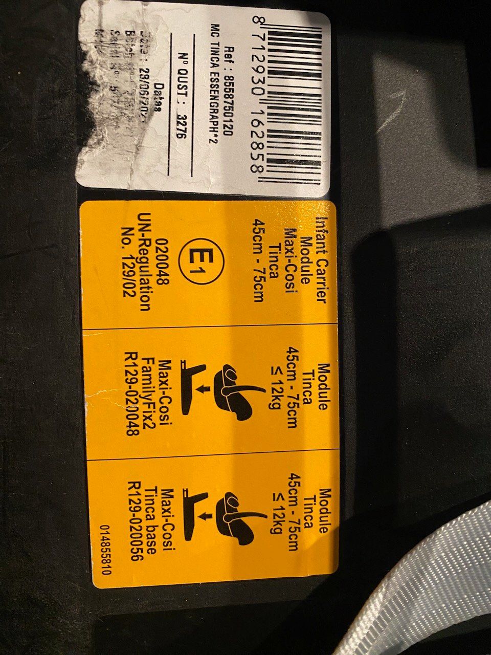 Maxi-Cosi Seggiolini per auto: Maxi Cosi Modell Tinca inkl. Isofix – Usato da Erschwil venduto da r.kuery1 6