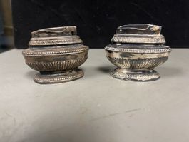 2 Briquets Ronson Queen Anne Vintage - Lot de 2 Pièces!