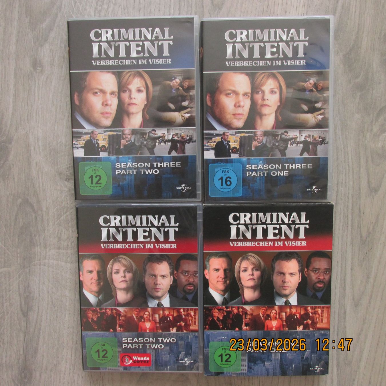 Alle DVDs: Criminal Intent DVD Box Set, Staffeln 2 und 3 – Gebraucht aus Galgenen von Forflowers 1