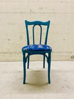 J.w & J. Kohn Bugholz Wiener Stühl in Türkis