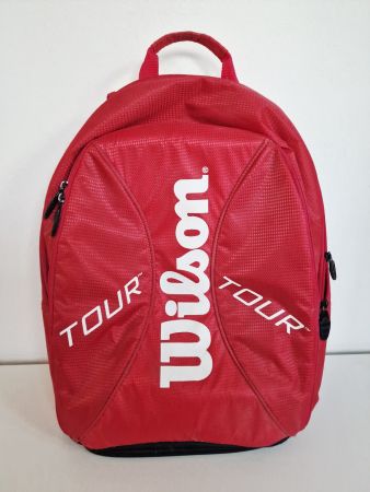 Willson Tennis Rucksack Rot Schwarz mit div. Fächern